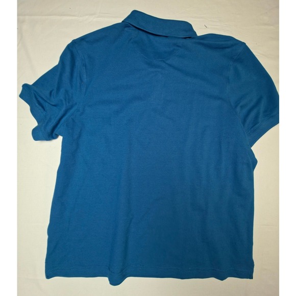 Club Room Polo Shirt Mens XL Blue Performance Stretch Short Sleeve Preppy NWT - Picture 3 of 5